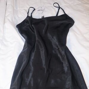 Forever 21 Black Slip Dress